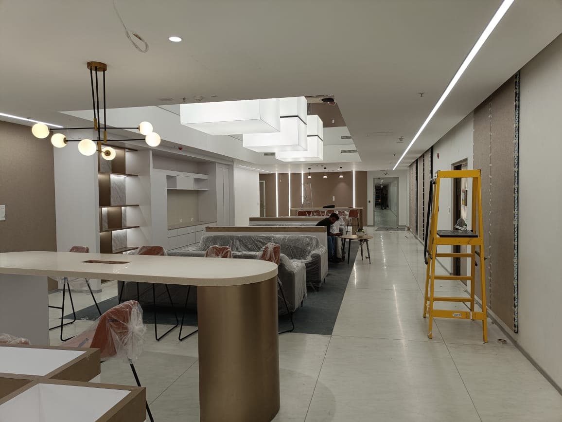 SMK Interior team at work on a project